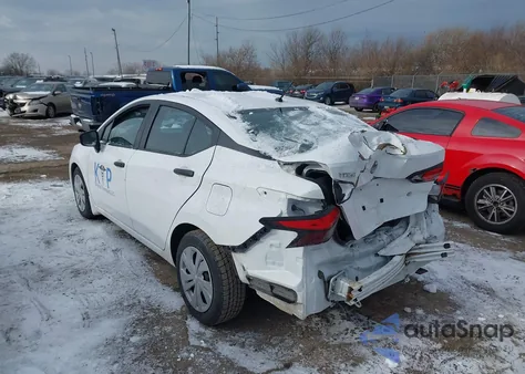 2023 Nissan Versa 1.6 S Xtronic Cvt from USA, damaged, VIN 3N1CN8DV2PL829543
